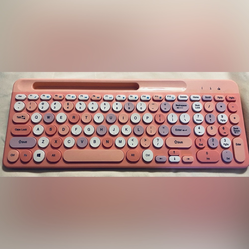 Pink Wireless Keyboard